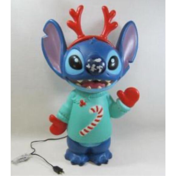 26.6" Gemmy Stitch Blow Mold Christmas Disney Light Up Decor (I1A507C) - Picture 1 of 1